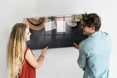 Magnetic dry erase board vacation design