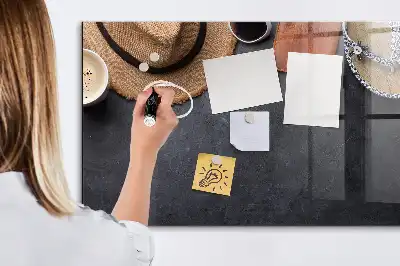 Magnetic dry erase board vacation design