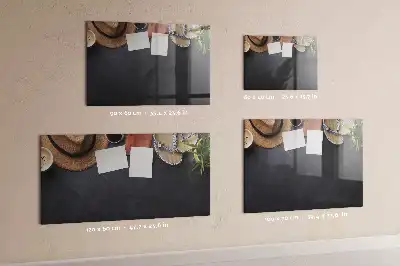 Magnetic dry erase board vacation design