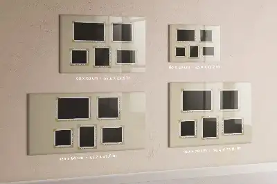 Magnetic dry erase board with a retro frame finish