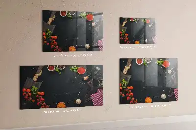 Magnetic dry erase board kitchen accessory