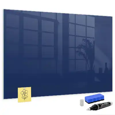 Magnetic dry erase board blue