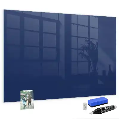 Magnetic dry erase board blue