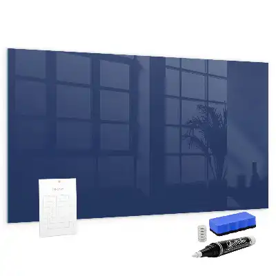 Magnetic dry erase board blue