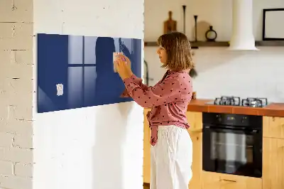 Magnetic dry erase board blue