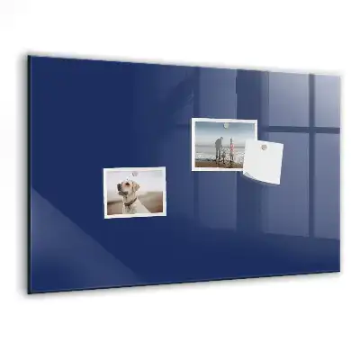 Magnetic dry erase board blue