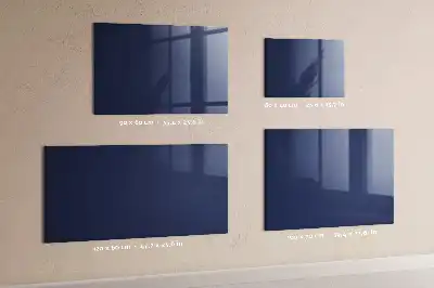 Magnetic dry erase board blue