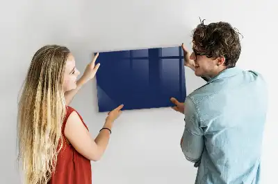 Magnetic dry erase board blue