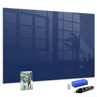 Magnetic dry erase board blue