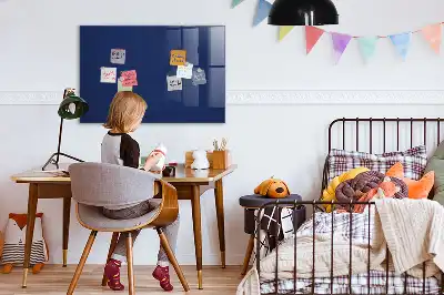 Magnetic dry erase board blue