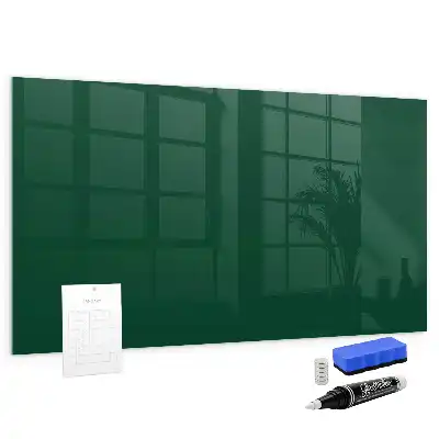 Magnetic dry erase board bottle green