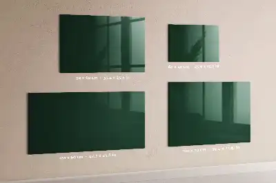 Magnetic dry erase board bottle green