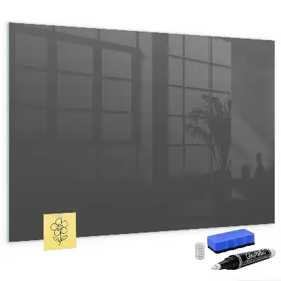 Magnetic dry erase board grey