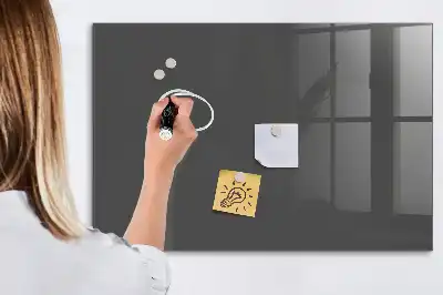 Magnetic dry erase board grey