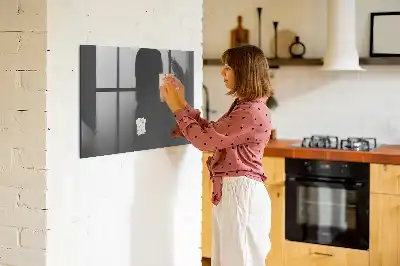 Magnetic dry erase board grey