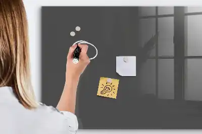 Magnetic dry erase board grey