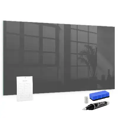 Magnetic dry erase board grey