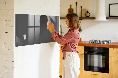 Magnetic dry erase board grey