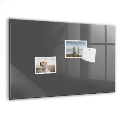 Magnetic dry erase board grey