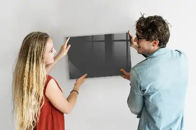 Magnetic dry erase board grey