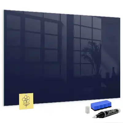 Magnetic dry erase board dark navy blue