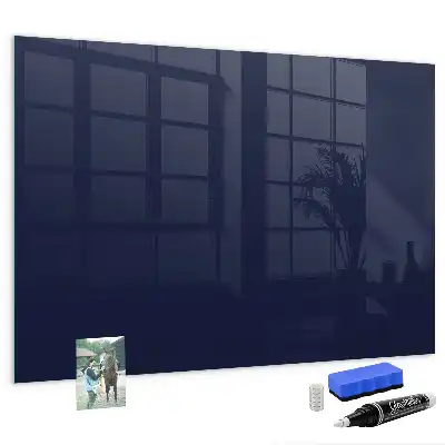 Magnetic dry erase board dark navy blue