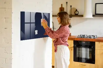 Magnetic dry erase board dark navy blue