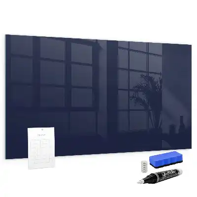 Magnetic dry erase board dark navy blue