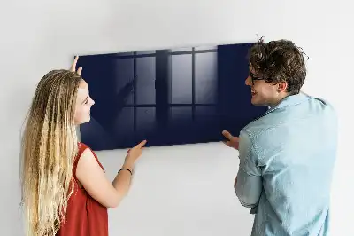 Magnetic dry erase board dark navy blue