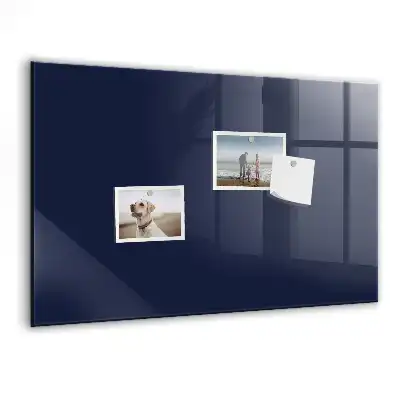 Magnetic dry erase board dark navy blue