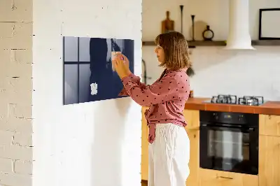 Magnetic dry erase board dark navy blue