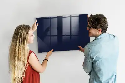 Magnetic dry erase board dark navy blue