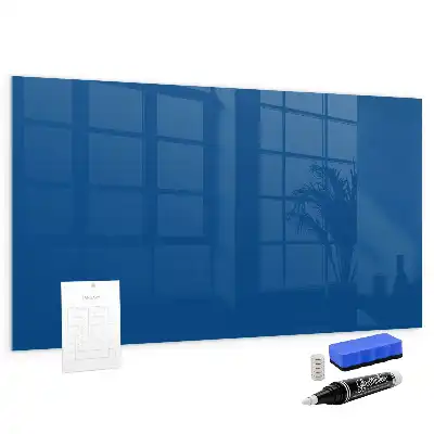 Magnetic dry erase board in navy blue