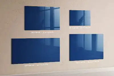 Magnetic dry erase board in navy blue