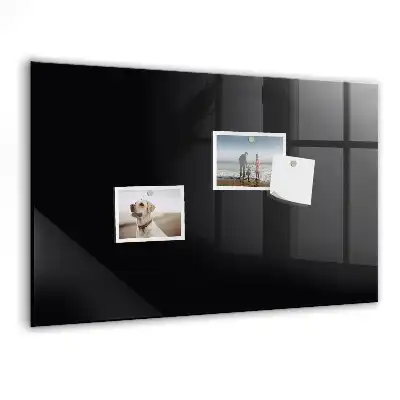 Magnetic dry erase board black