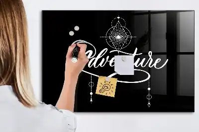 Magnetic dry erase board Adventure edition