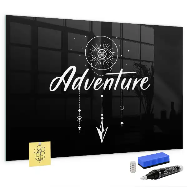 Magnetic dry erase board Adventure model