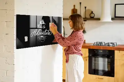 Magnetic dry erase board adventure design