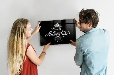 Magnetic dry erase board adventure design