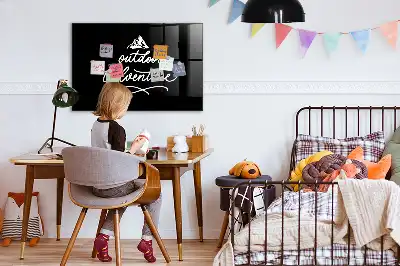 Magnetic dry erase board for outdoor adventure