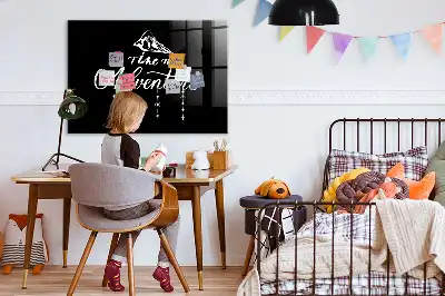 Magnetic dry erase board adventure design