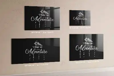 Magnetic dry erase board adventure design