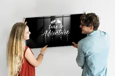 Magnetic dry erase board Time for adventure design