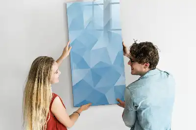 Magnetic writing board triangle abstraction design