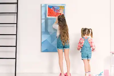 Magnetic writing board triangle abstraction design