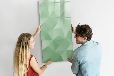 Magnetic writing board triangle abstraction design
