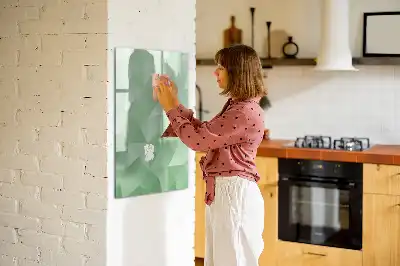 Magnetic writing board triangle abstraction design