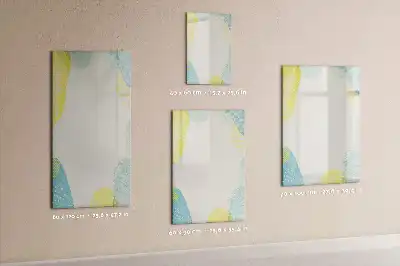 Magnetic dry erase board with a decorative frame