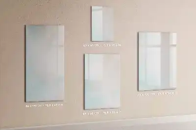 Magnetic writing board pastel abstraction design