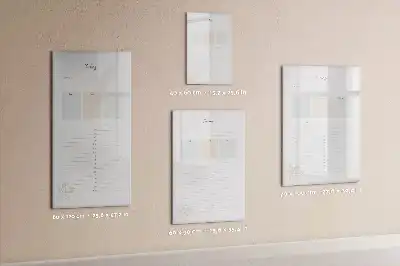 Magnetic erase board daily planner
